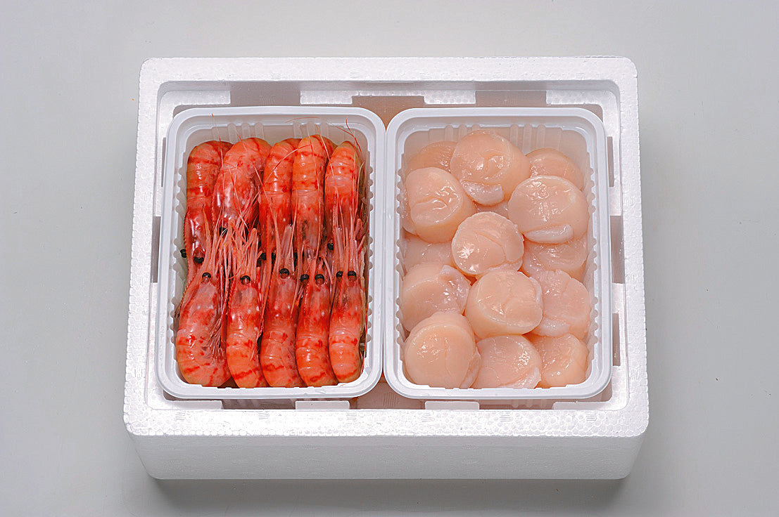 （7105-F01）ぼたんえび＆ほたて