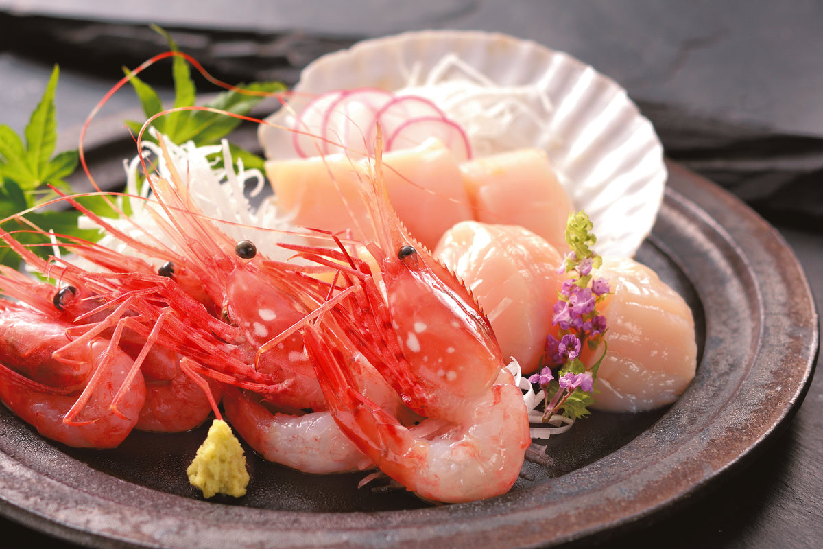 （7105-F01）ぼたんえび＆ほたて